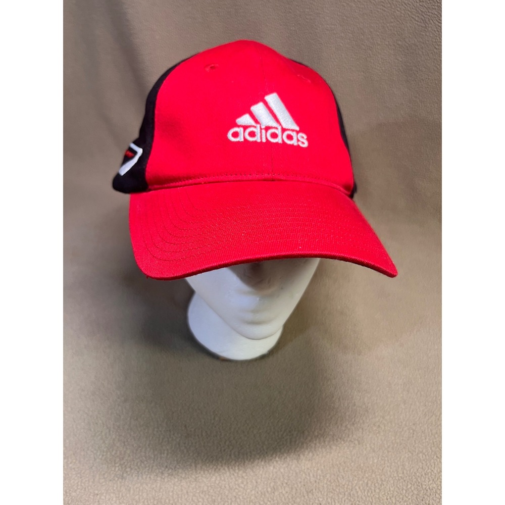 Adidas TaylorMade r7 Golf Hat‎ Red Black Embroidered L/XL AUF001 180260